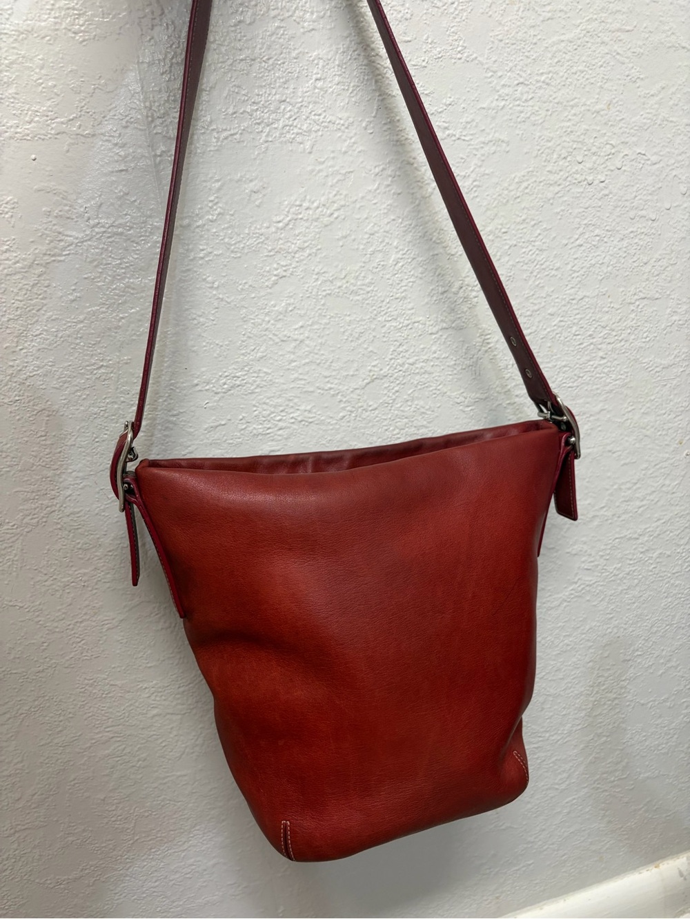 Coach Red Legacy SoHo Bucket Bag